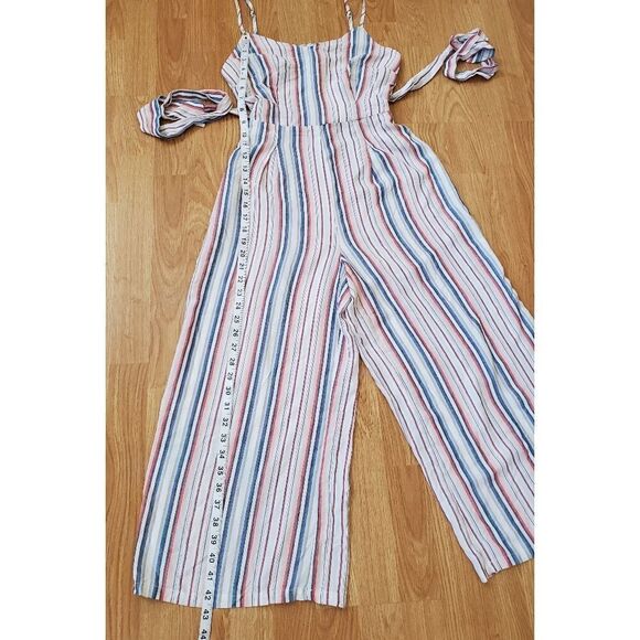 NEW! Love, Fire Stripe Belted Jumpsuit size Small - Picture 12 of 15